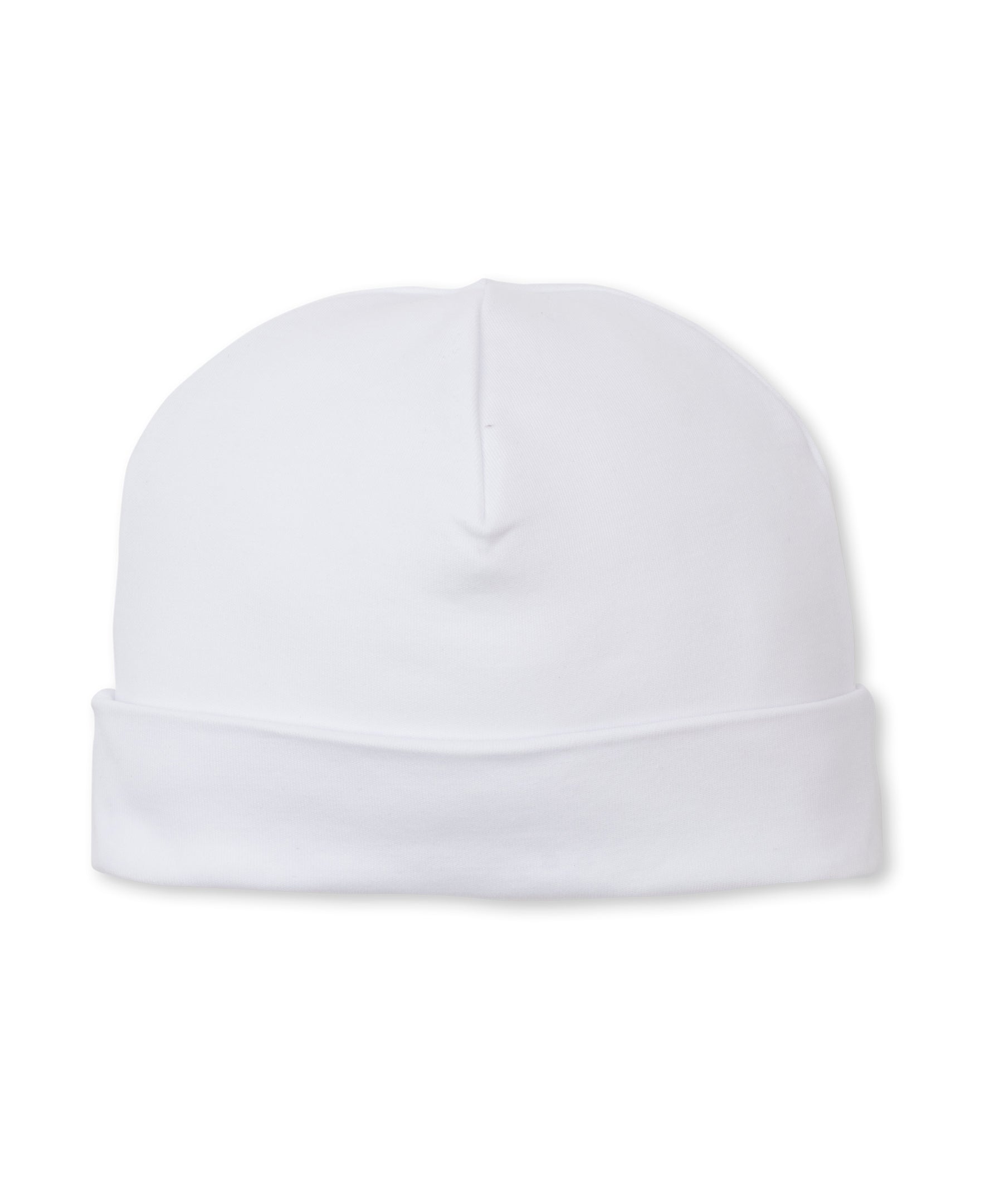 Kissy Kissy White Hat with CLB Diamond Rosette Hand Smocking