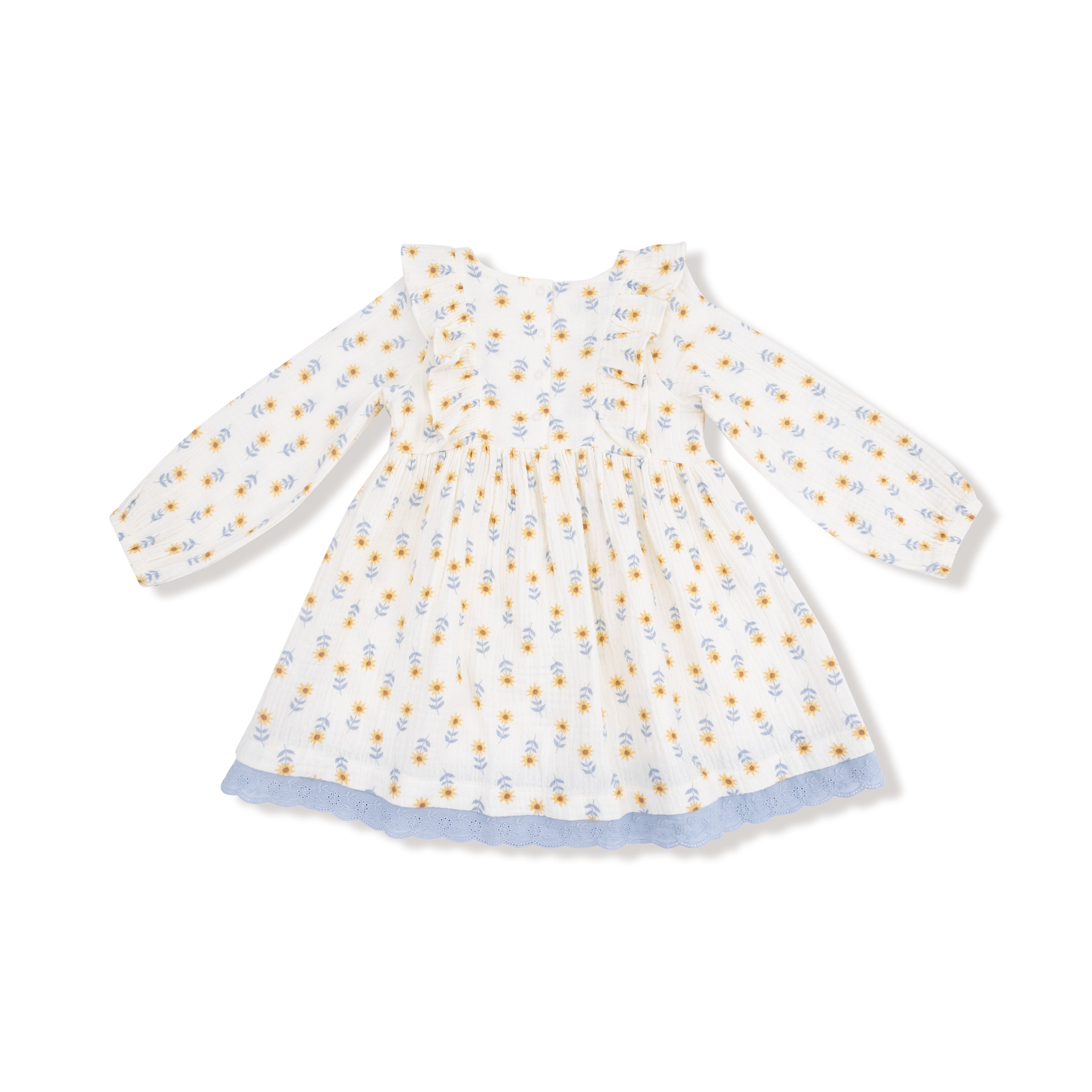 Angel Dear Western Sunflower Dress with Leggings