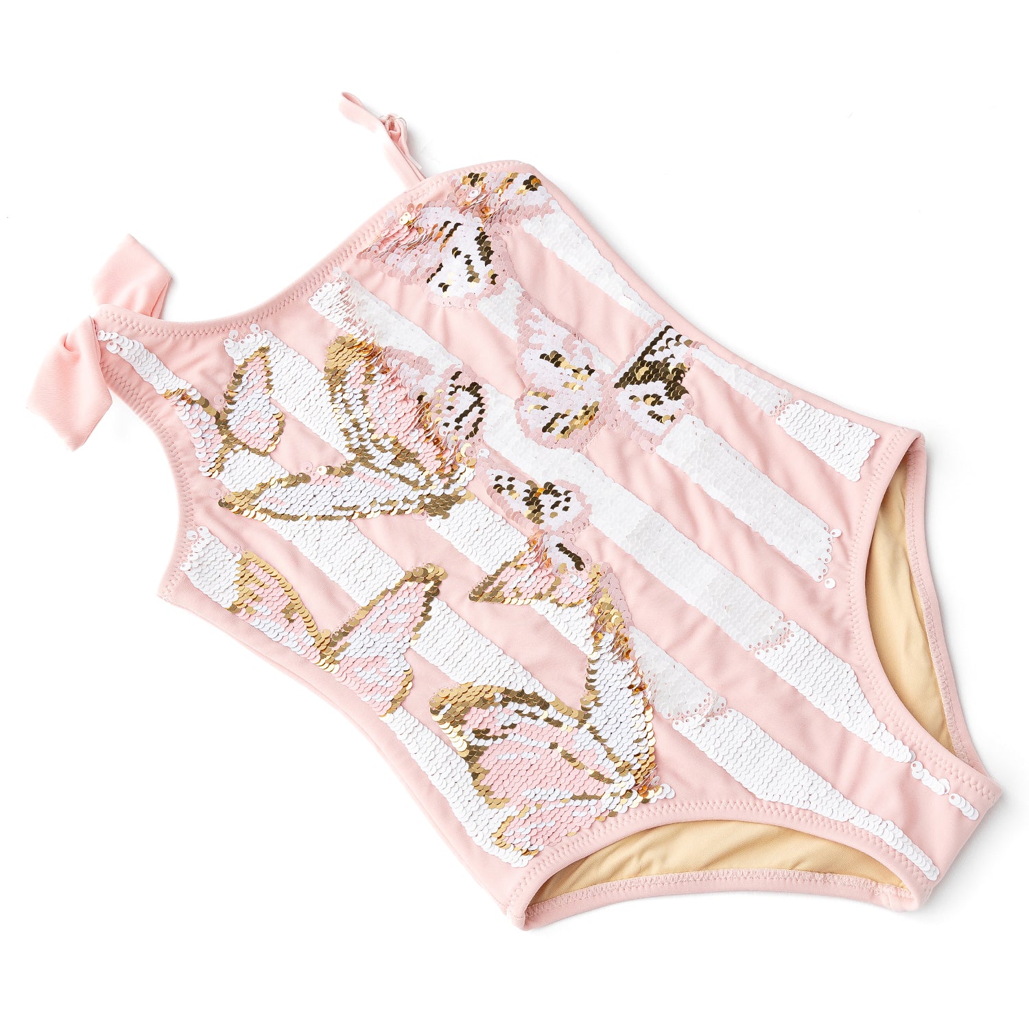 Shade Critters Butterfly Stripe Sequin One Piece