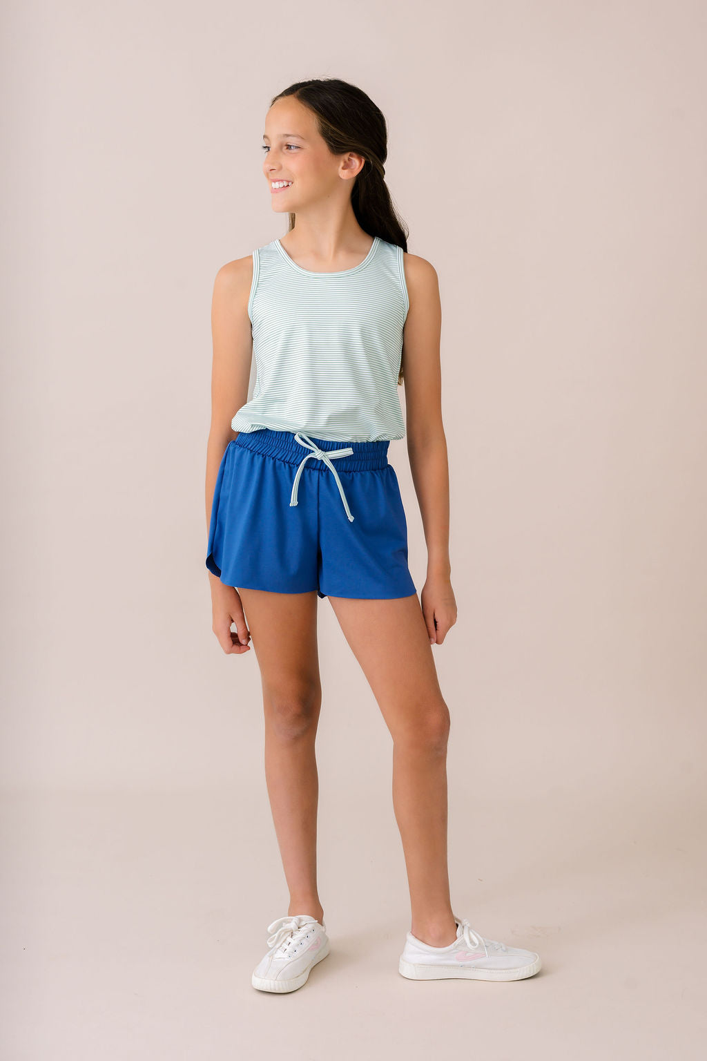 Set Athleisure Tatum Short, Baton Rouge Blue/Pistachio Green