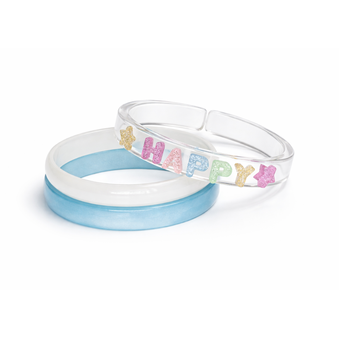 Lilies & Roses Happy Stars Pastel Bangles