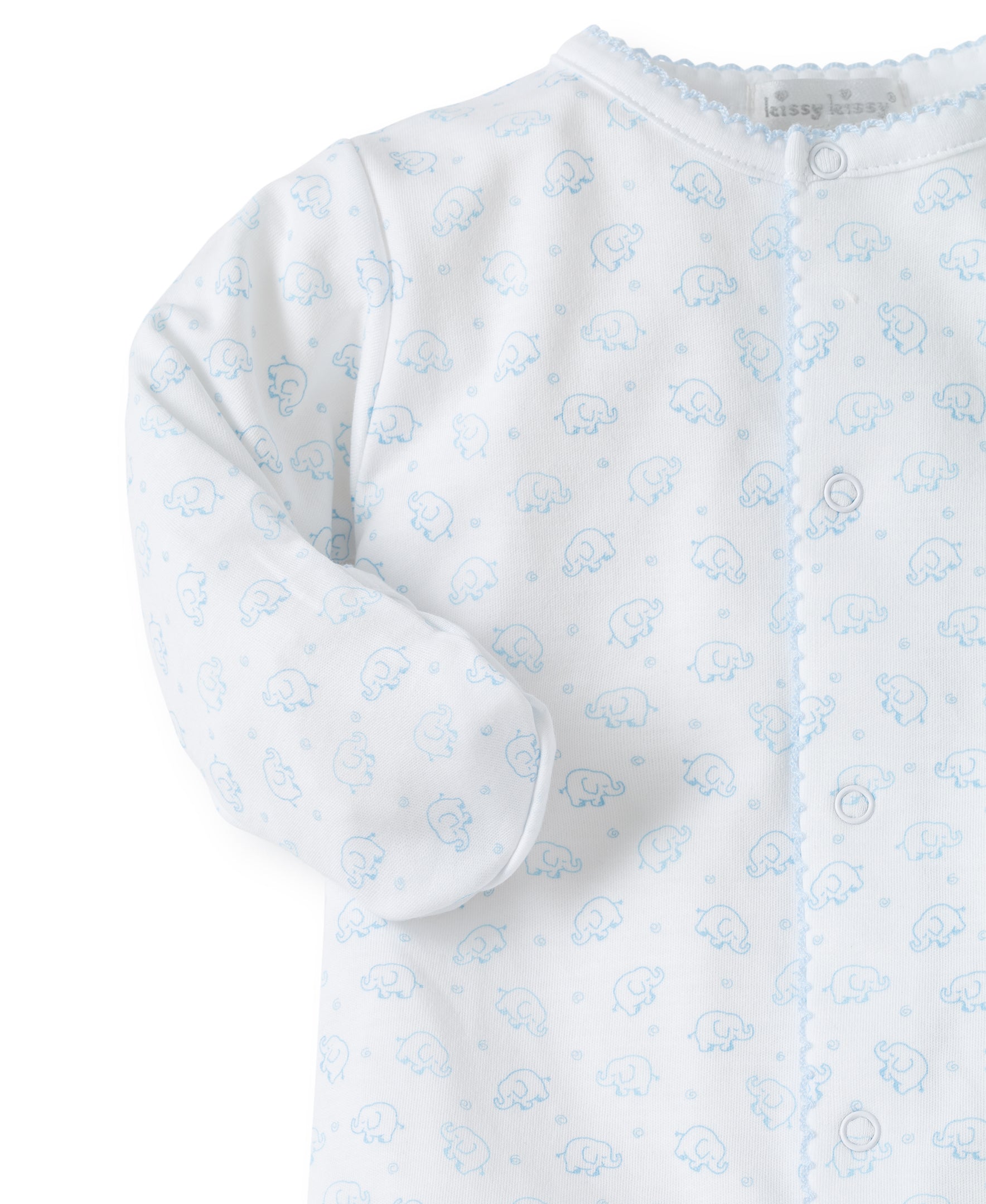 Kissy Kissy Ele-Fun Print Footie