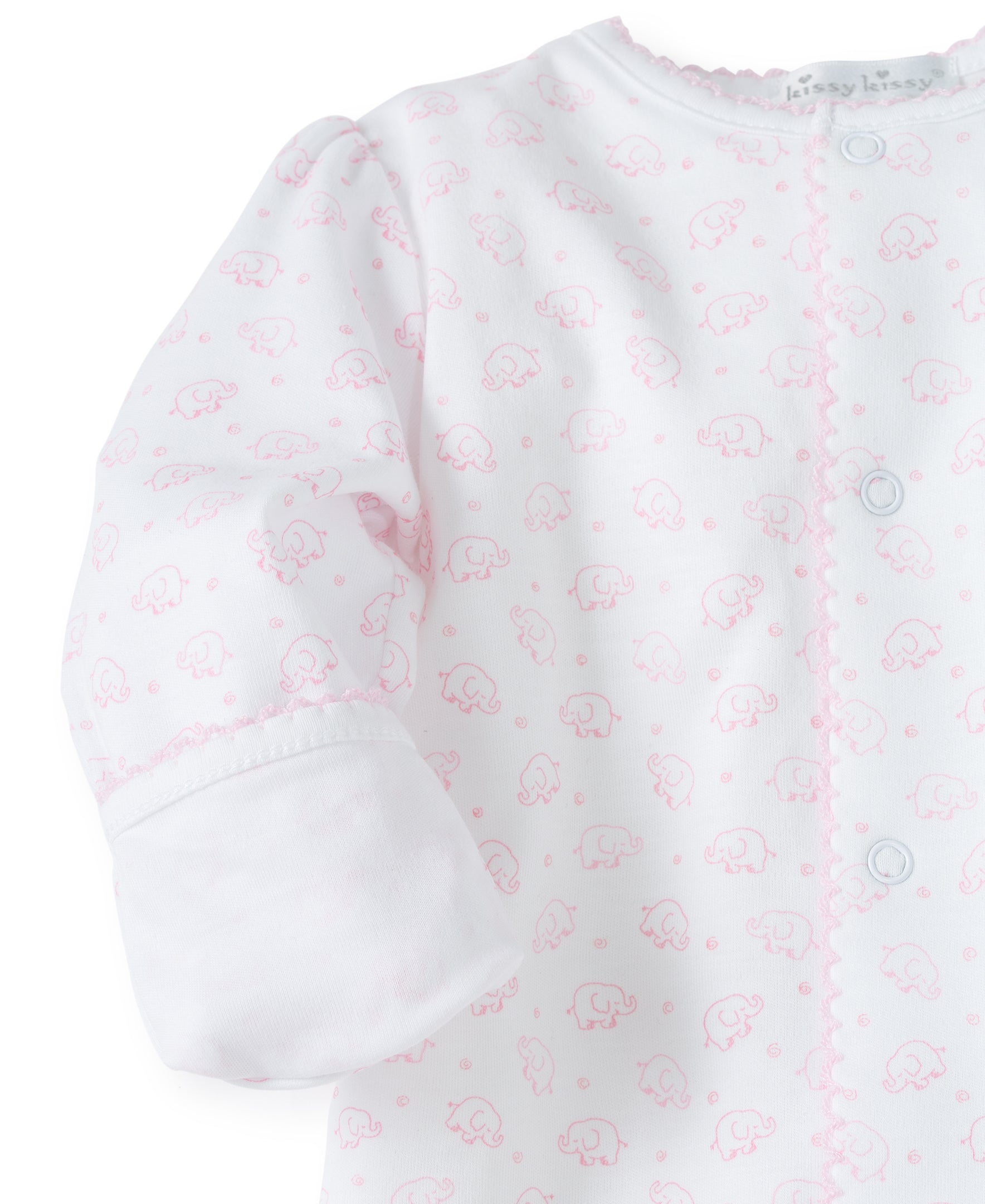 Kissy Kissy Ele-Fun Print Footie