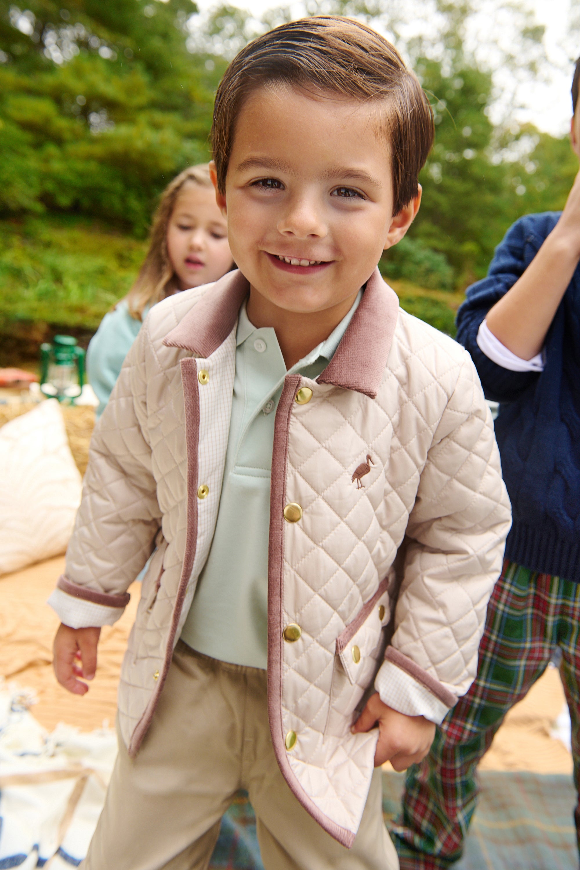 Beaufort Bonnet Caldwell Quilted Coat, Keeneland Khaki