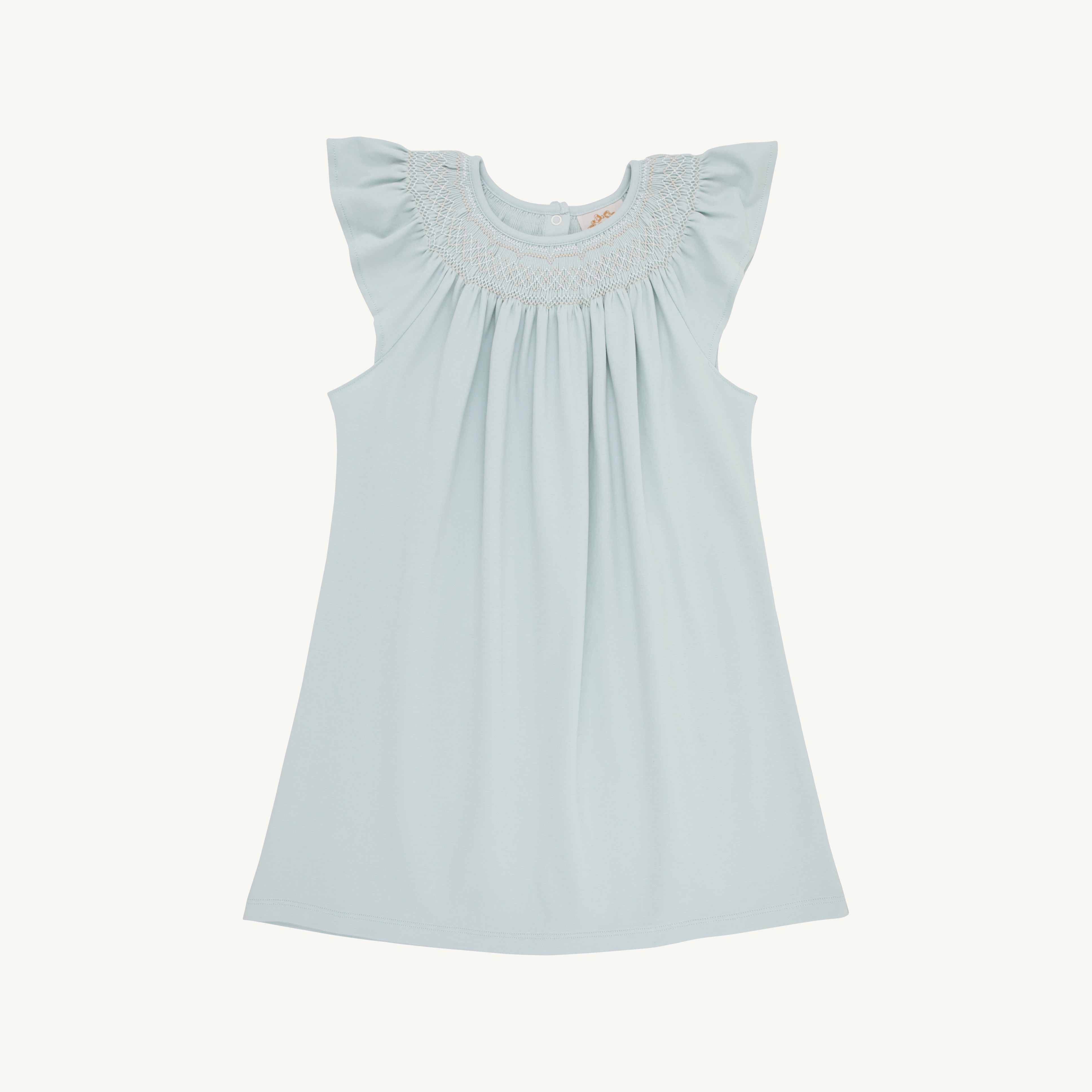 Beaufort Bonnet Angel Sleeve Sandy Smocked Dress, Old Greenwich Green