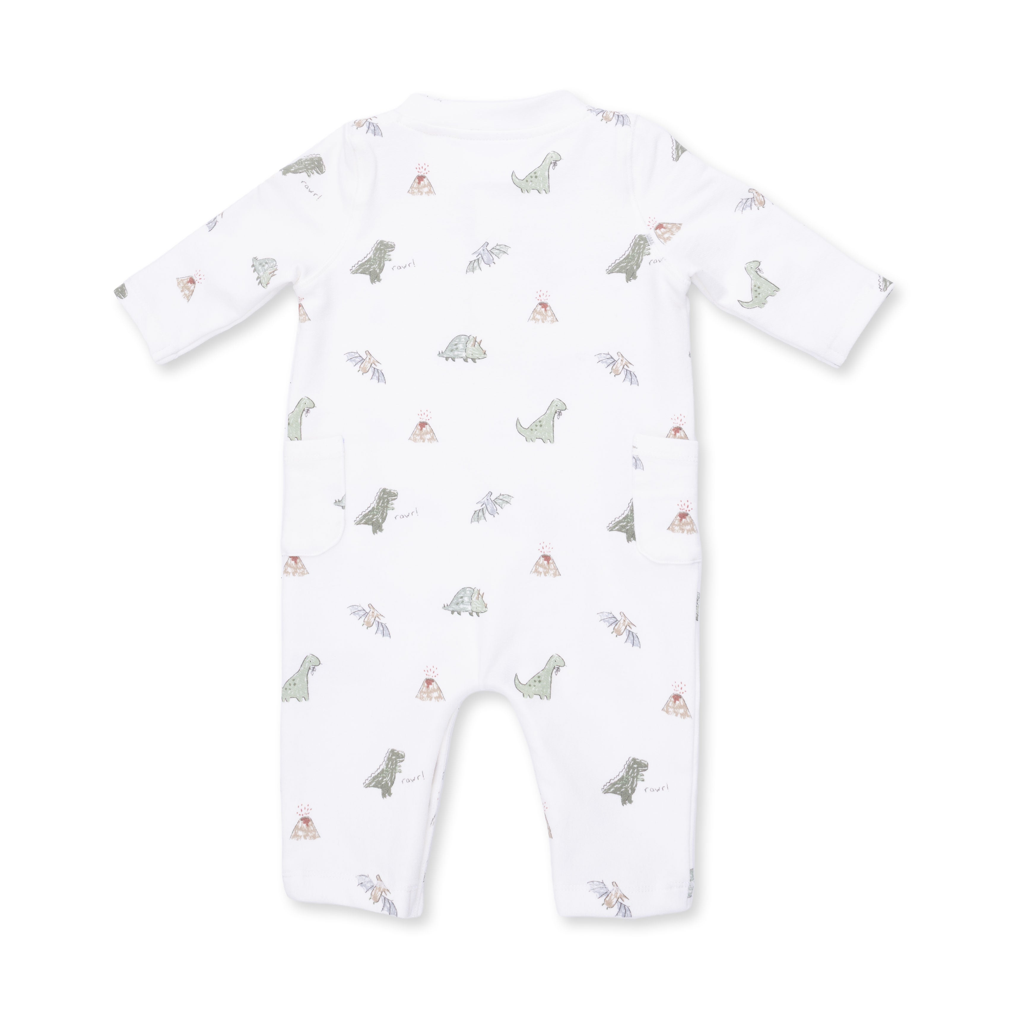 Angel Dear Dinos French Terry Romper