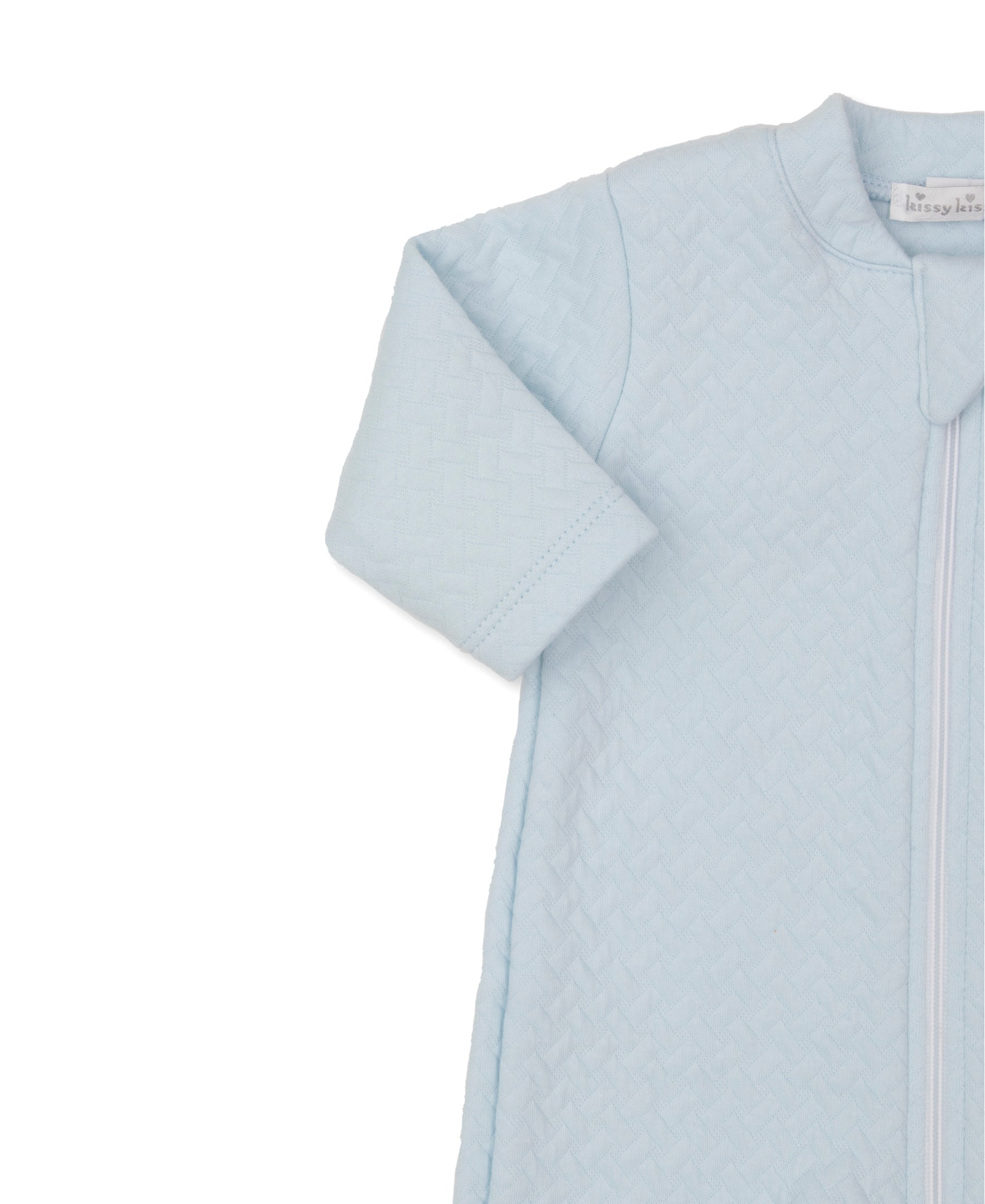 Kissy Kissy Jacquard Footie with Zipper