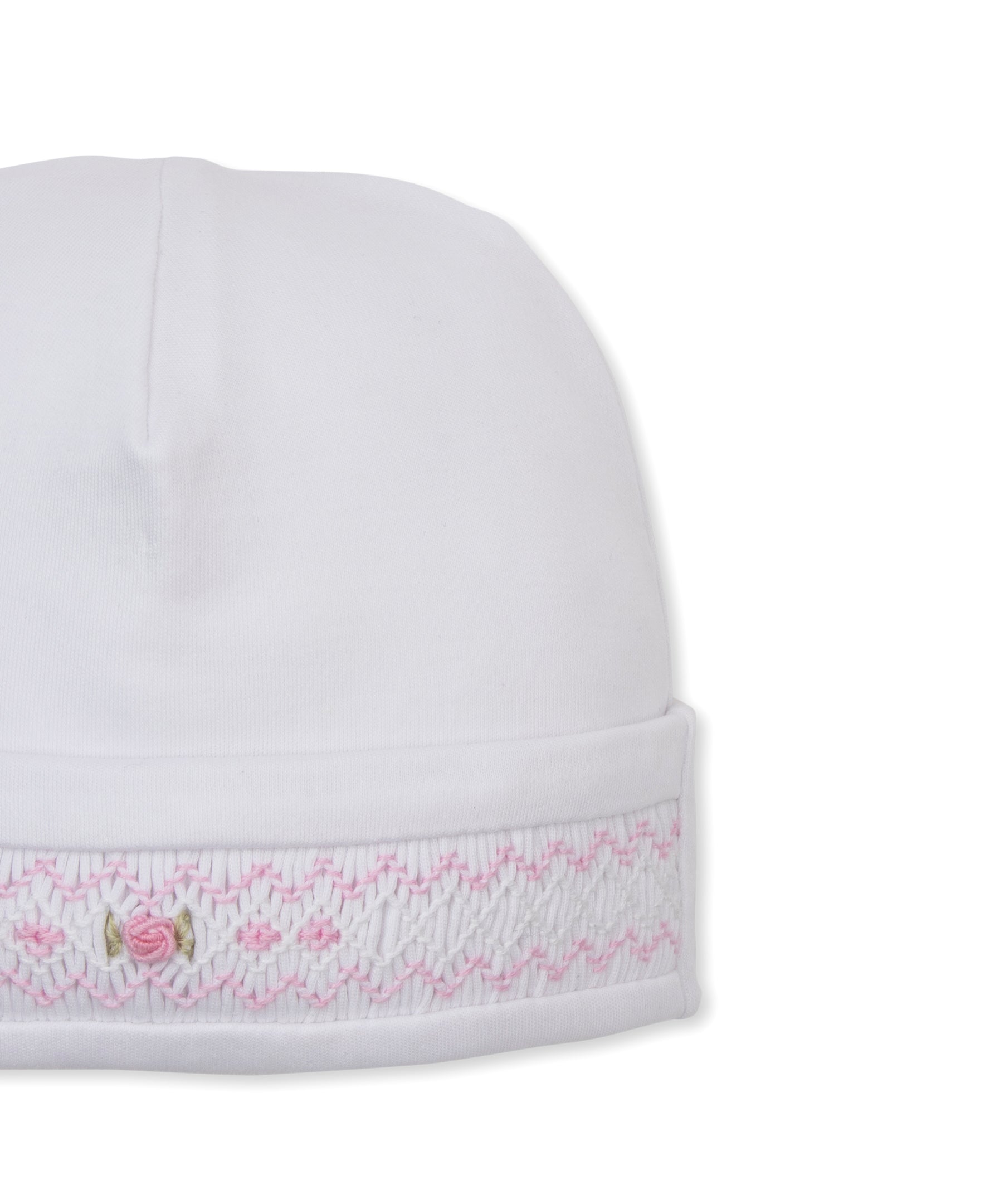 Kissy Kissy Hat with Hand Smocking & Bullion Embroidery