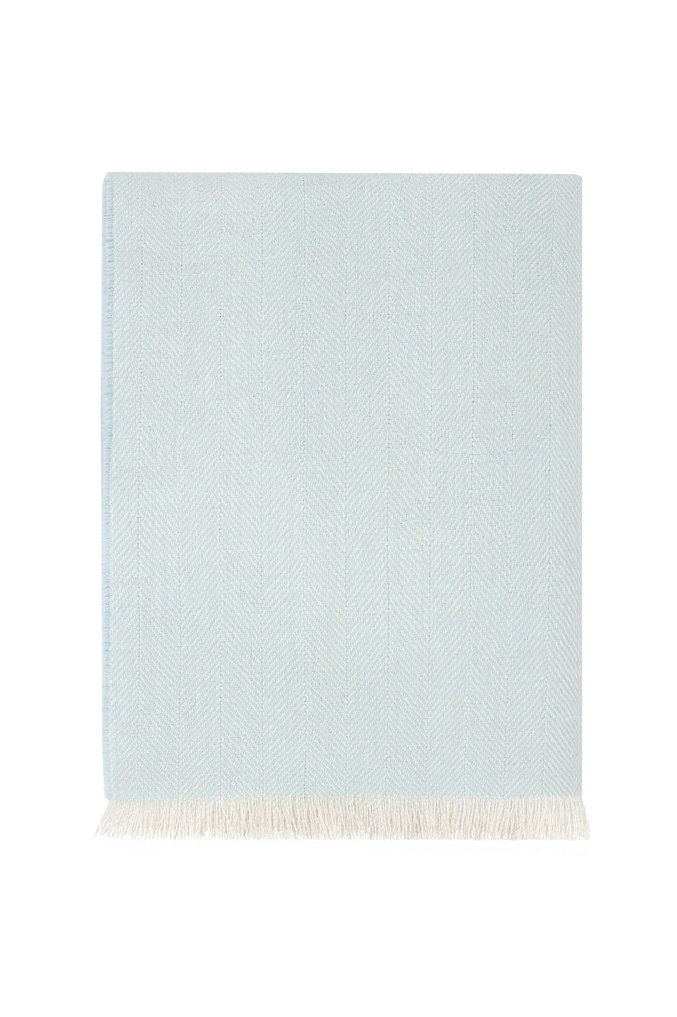 Nella Pima Herringbone Alpaca Woven Blanket