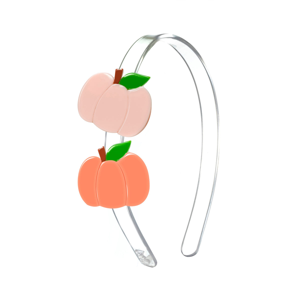 Lilies & Roses Double Pumpkins Coral Headband