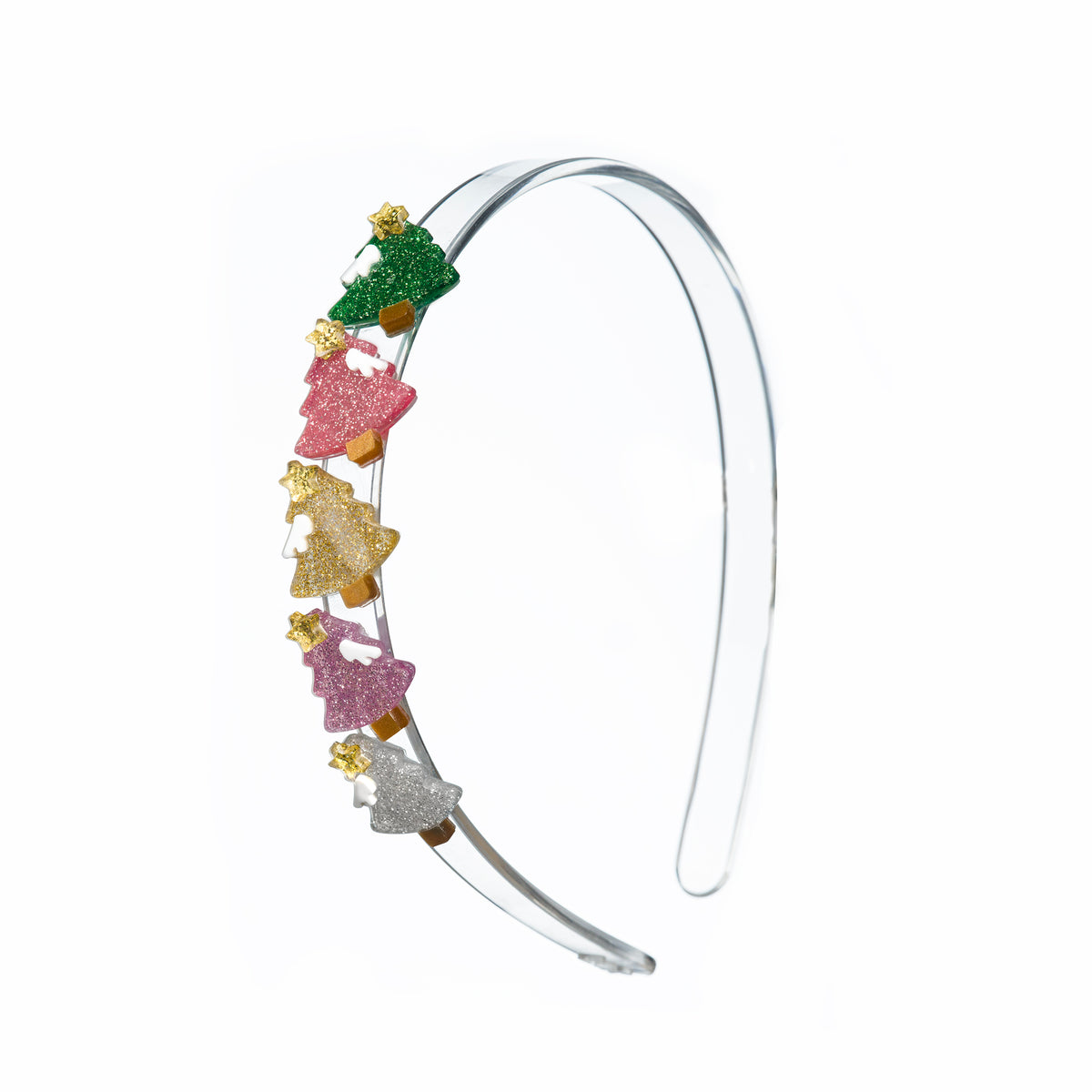 Lilies & Roses Tree Multi Pink & Gold Headband