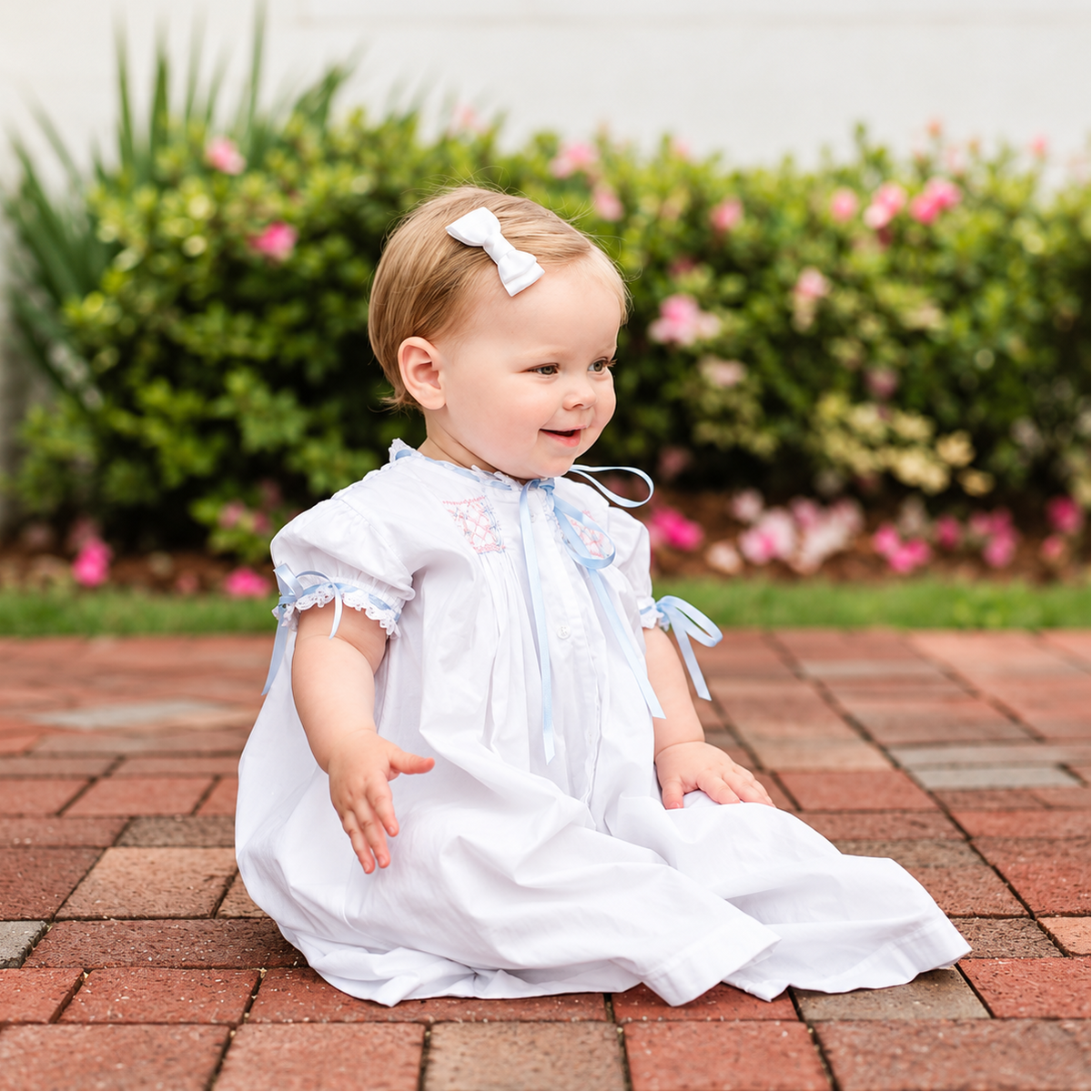 Percy & Tyne Heirloom Smocked Day Dress