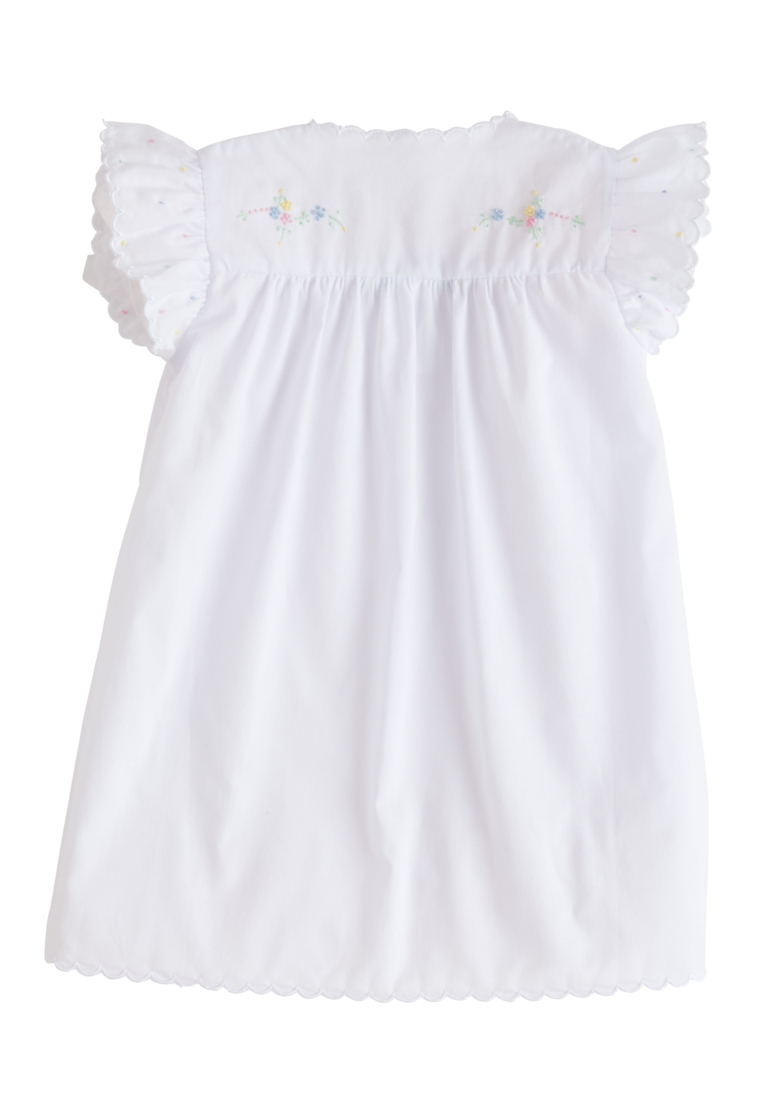 Little English Tea Gown, Bow & Flower