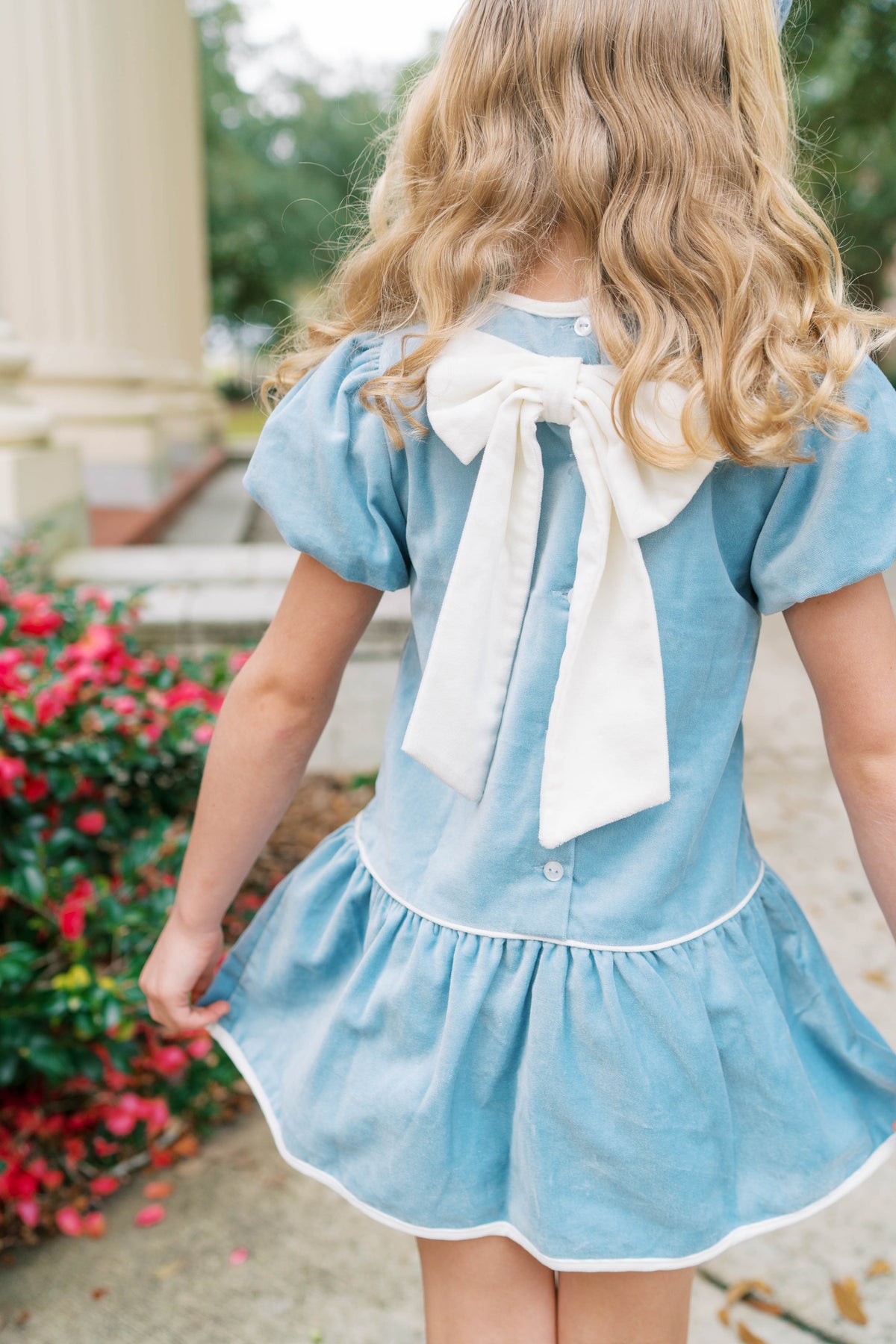 Lullaby Set Harper Dress, Beaufort Blue Velvet