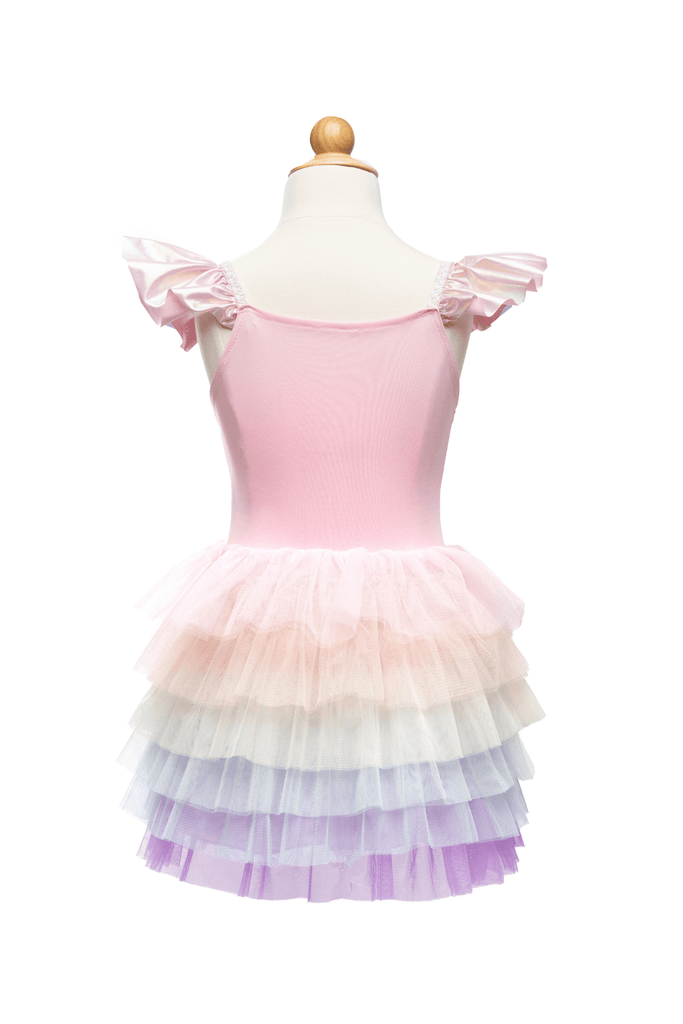 Creative Education Rainbow Ruffle Tutu Dress, Pink - shopnurseryrhymes