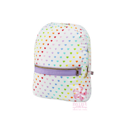 Mint Seersucker Medium Backpack - shopnurseryrhymes