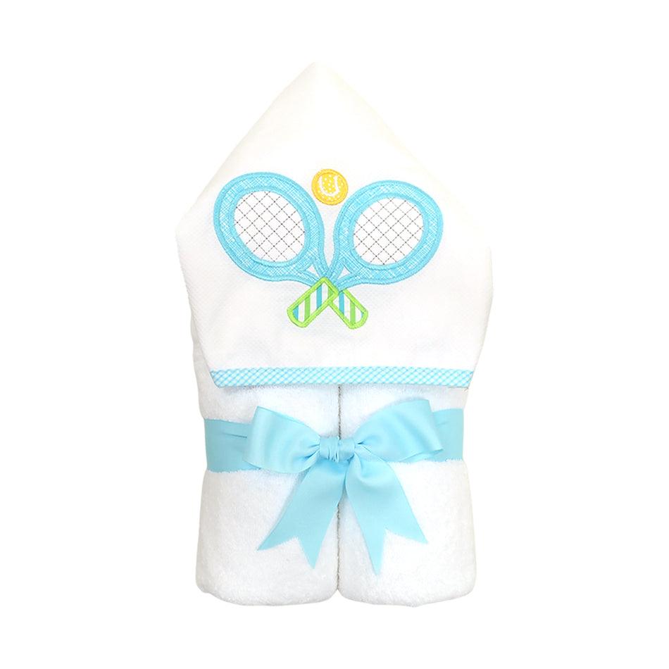 3 Martha's Blue Tennis Everykid Towel - shopnurseryrhymes