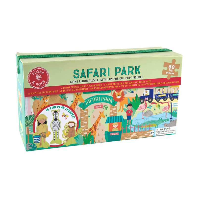 Floss & Rock Safari Park Jigsaw, 60pc - shopnurseryrhymes