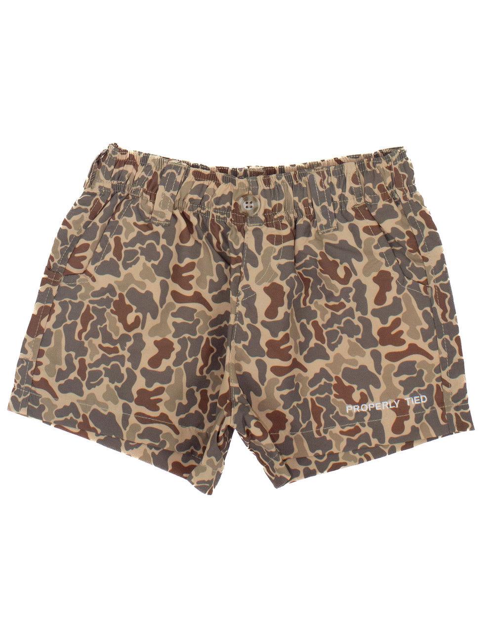 Properly Tied Mallard Short Vintage Camo - shopnurseryrhymes