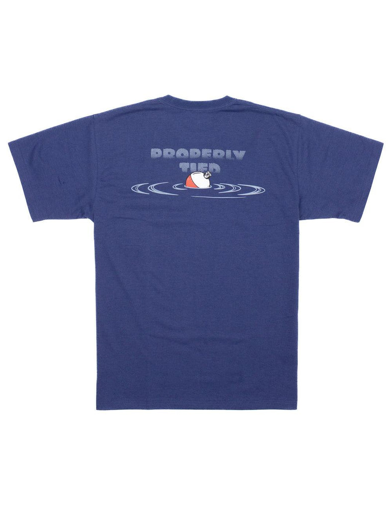 Properly Tied T-Shirt, Bobber River Blue - shopnurseryrhymes