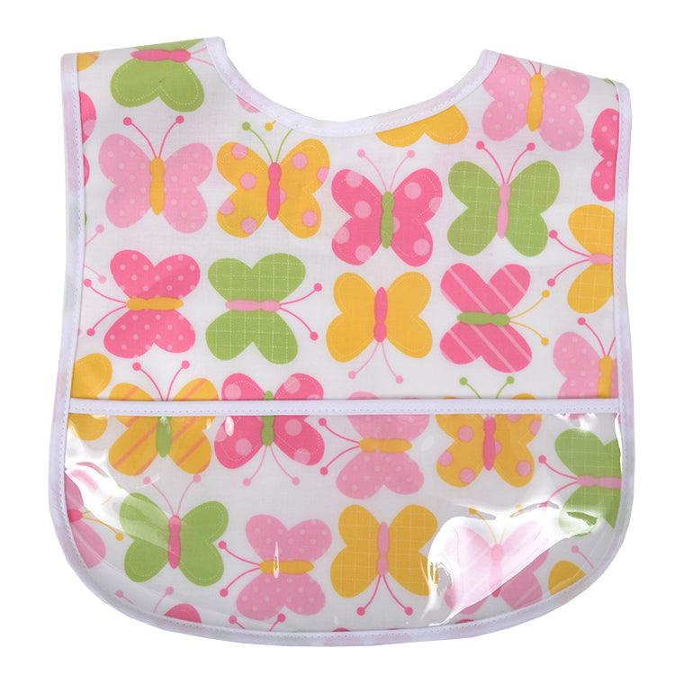 3 Martha's Laminated Bib, Butterfly Kisses - shopnurseryrhymes