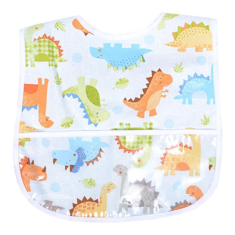 3 Martha's Laminated Bib, Dinosaur - shopnurseryrhymes