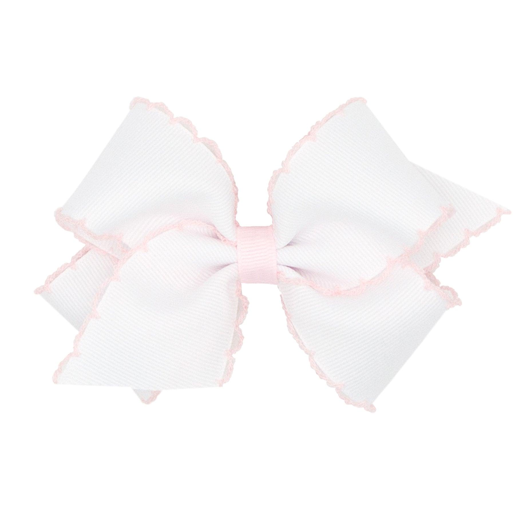 Wee Ones Small Moonstitch Basic Bow - shopnurseryrhymes