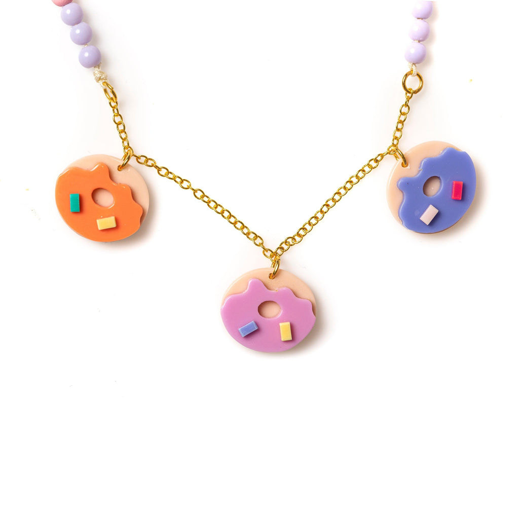 Lilies & Roses Multi Donuts Necklace