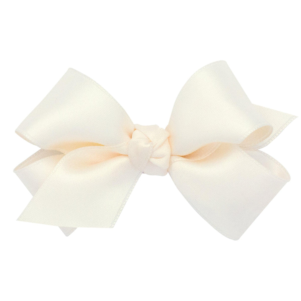Wee Ones Baby French Satin Bow with Knot - shopnurseryrhymes