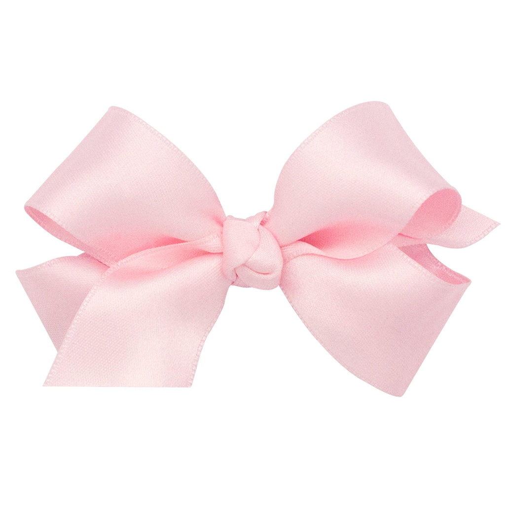Wee Ones Baby French Satin Bow with Knot - shopnurseryrhymes