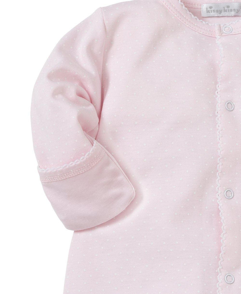 Kissy Kissy Pink Dots Print Converter Gown - shopnurseryrhymes