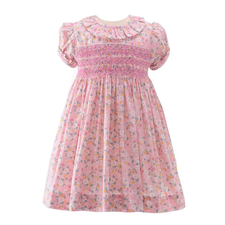 Rachel Riley Flowerette Smocked Dress & Bloomers - shopnurseryrhymes