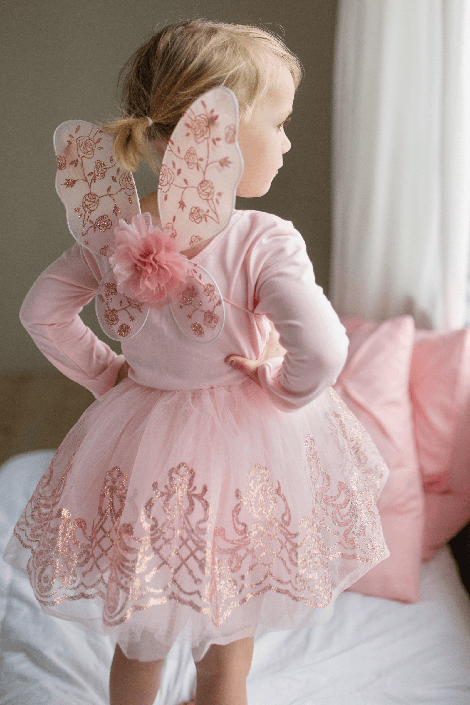 Creative Education Rose Gold Tutu & Wings Set - shopnurseryrhymes