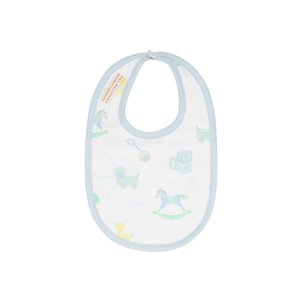 Beaufort Bonnet Burp Me Bib, Something for Baby Blue - shopnurseryrhymes