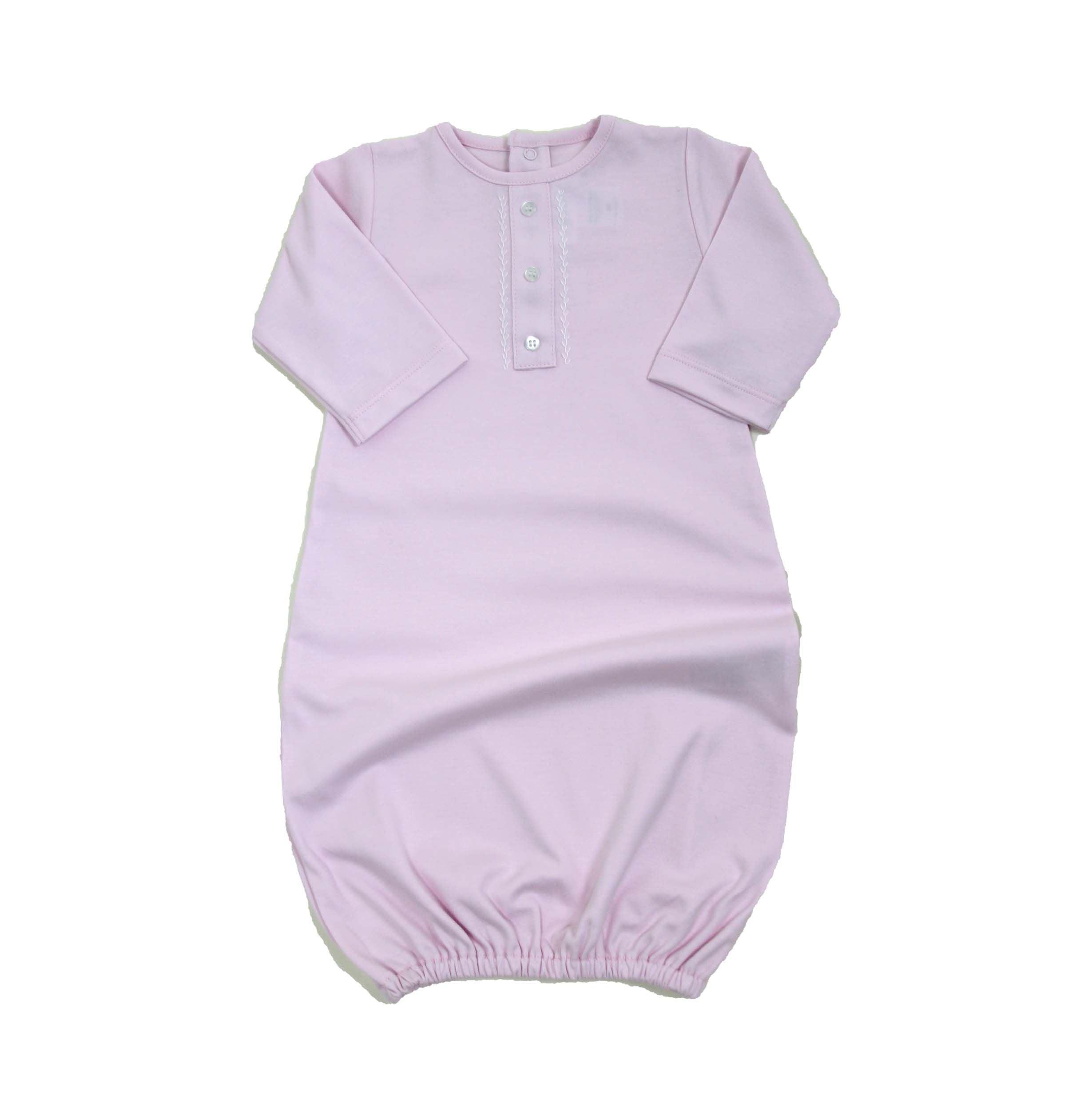 Cuclie Pink Layette Gown - shopnurseryrhymes