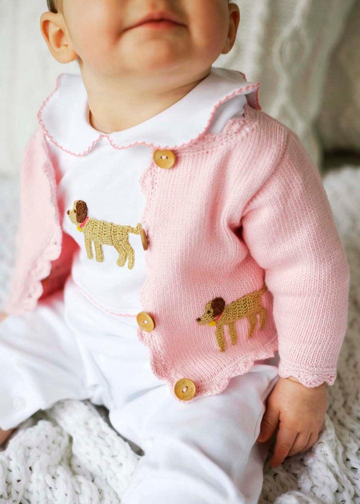 Little English Girl Lab Crochet Playsuit - shopnurseryrhymes