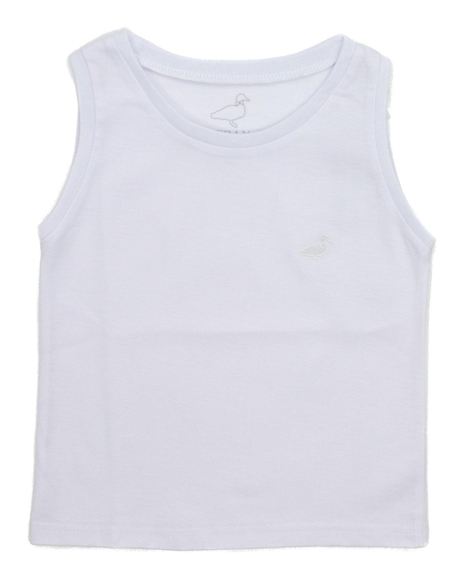 Properly Tied Poppy Tank, White - shopnurseryrhymes