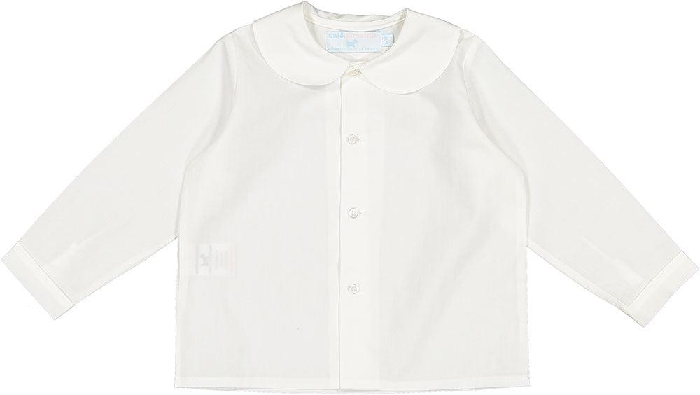 Sal and Pimenta Peter Pan Collar Front Button Down