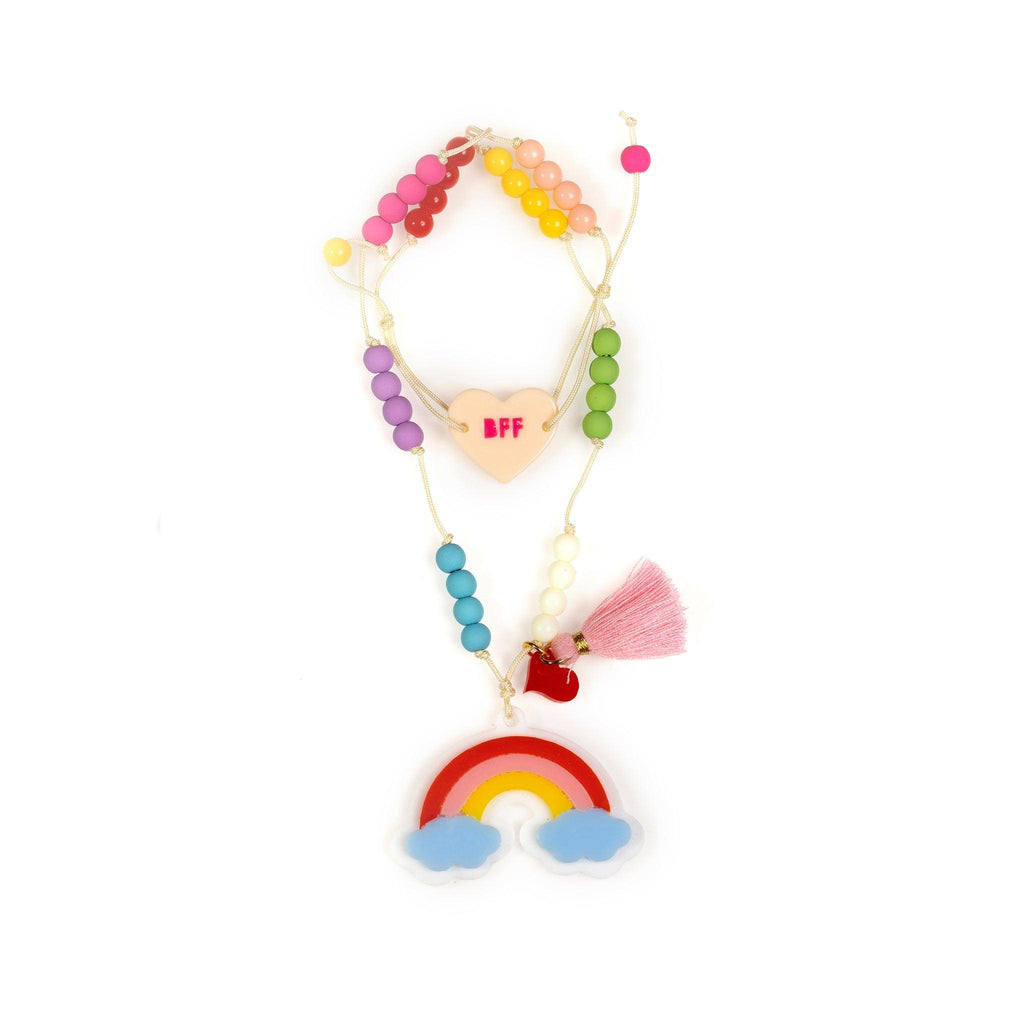 Lilies & Roses Rainbow Bead Mix Necklace - shopnurseryrhymes