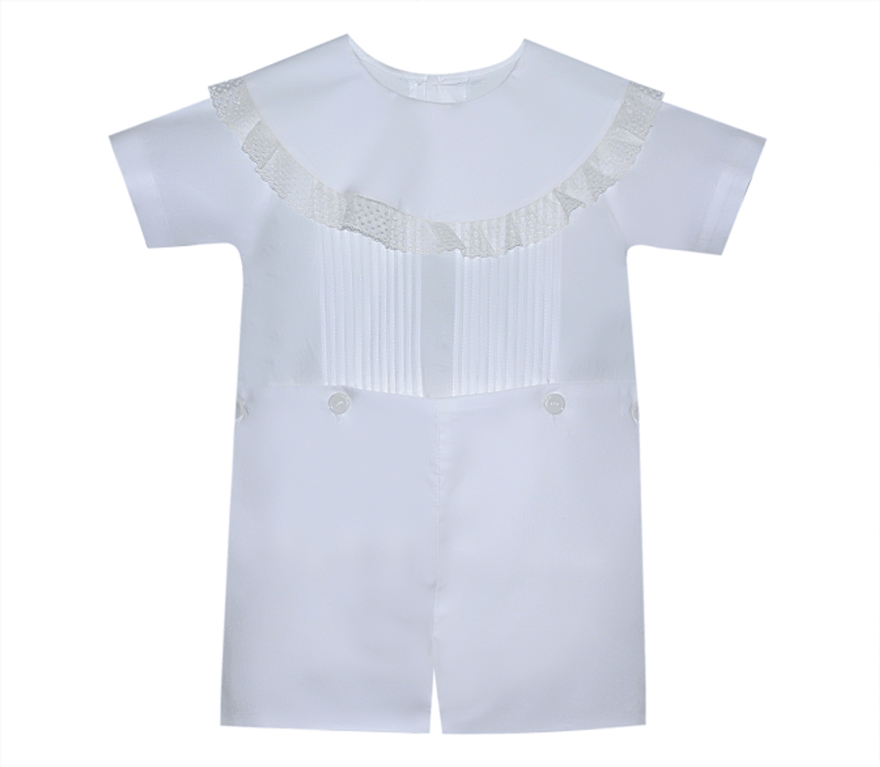 Phoenix & Ren White Holt Button Suit - shopnurseryrhymes