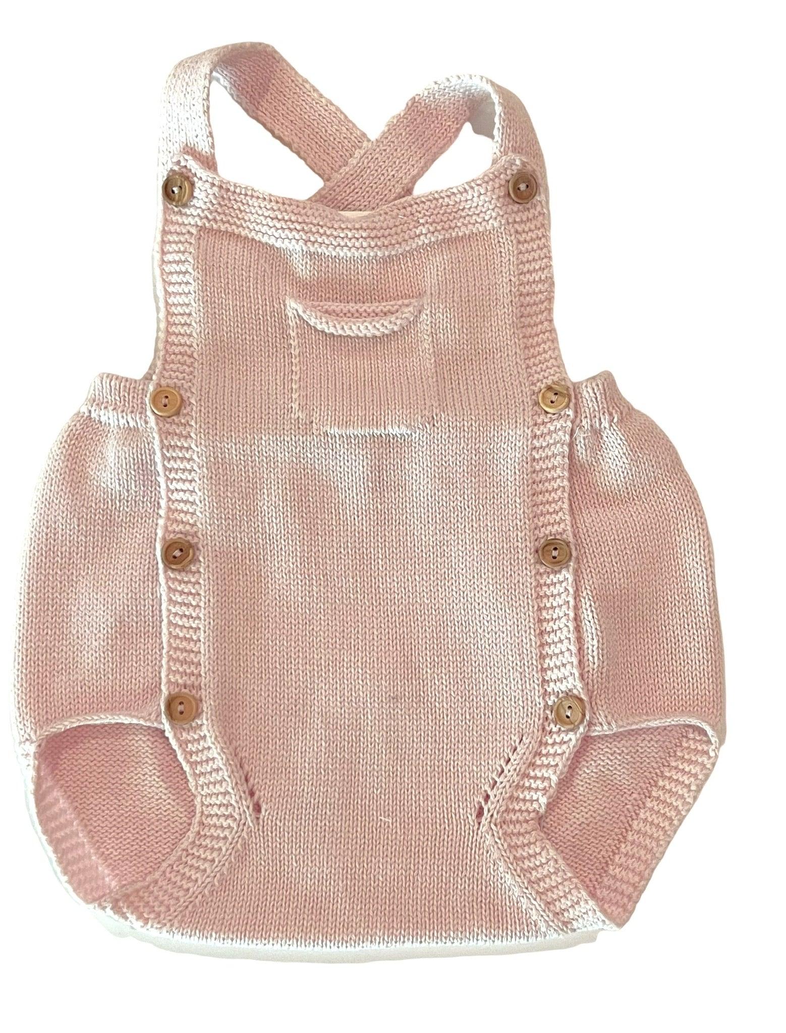 Mi Lucero Dungaree Bubble, Pink - shopnurseryrhymes