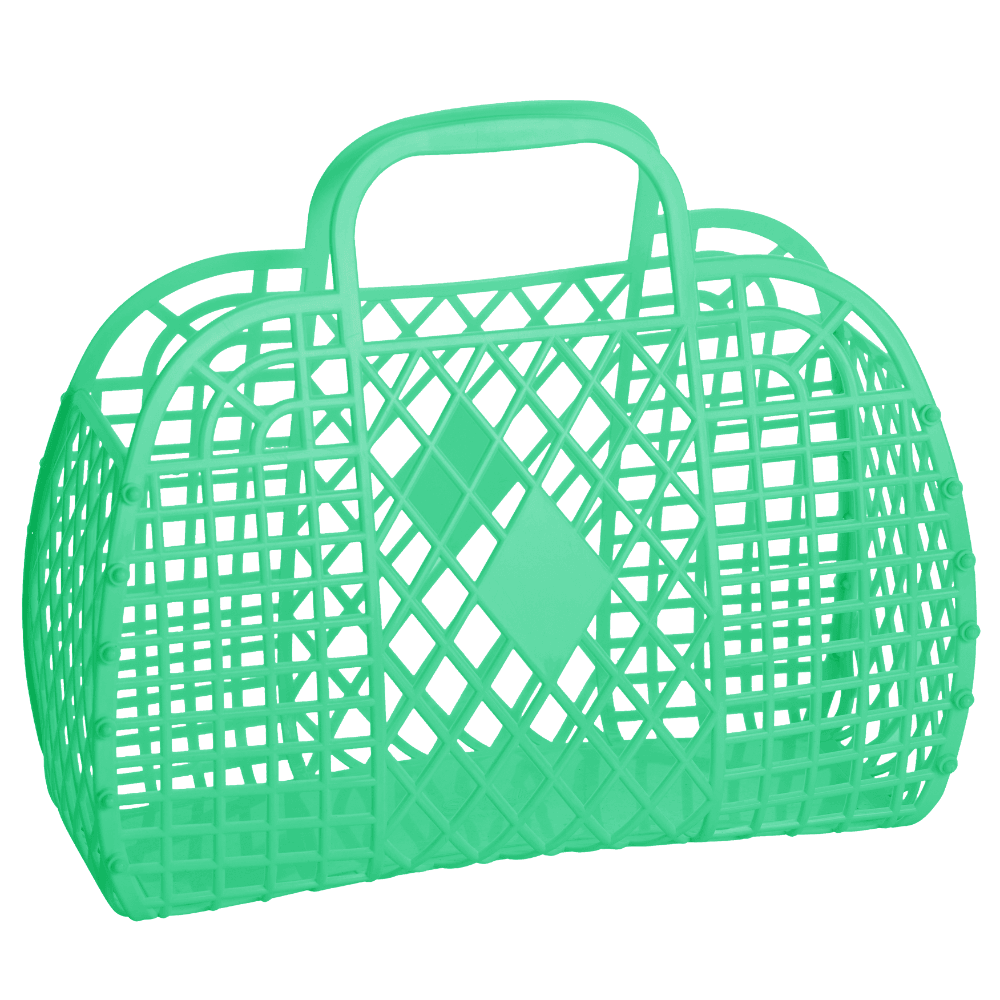 SunJellies Large Retro Basket - shopnurseryrhymes