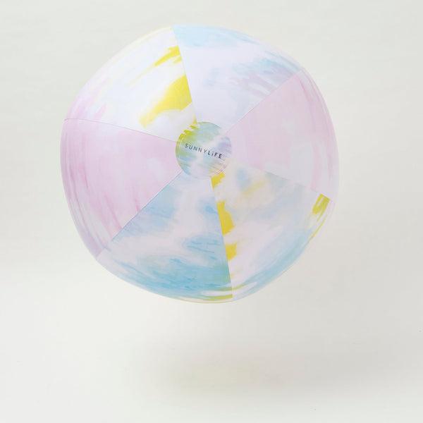 SunnyLife XL Inflatable Beach Ball, Tie Dye Sorbet - shopnurseryrhymes