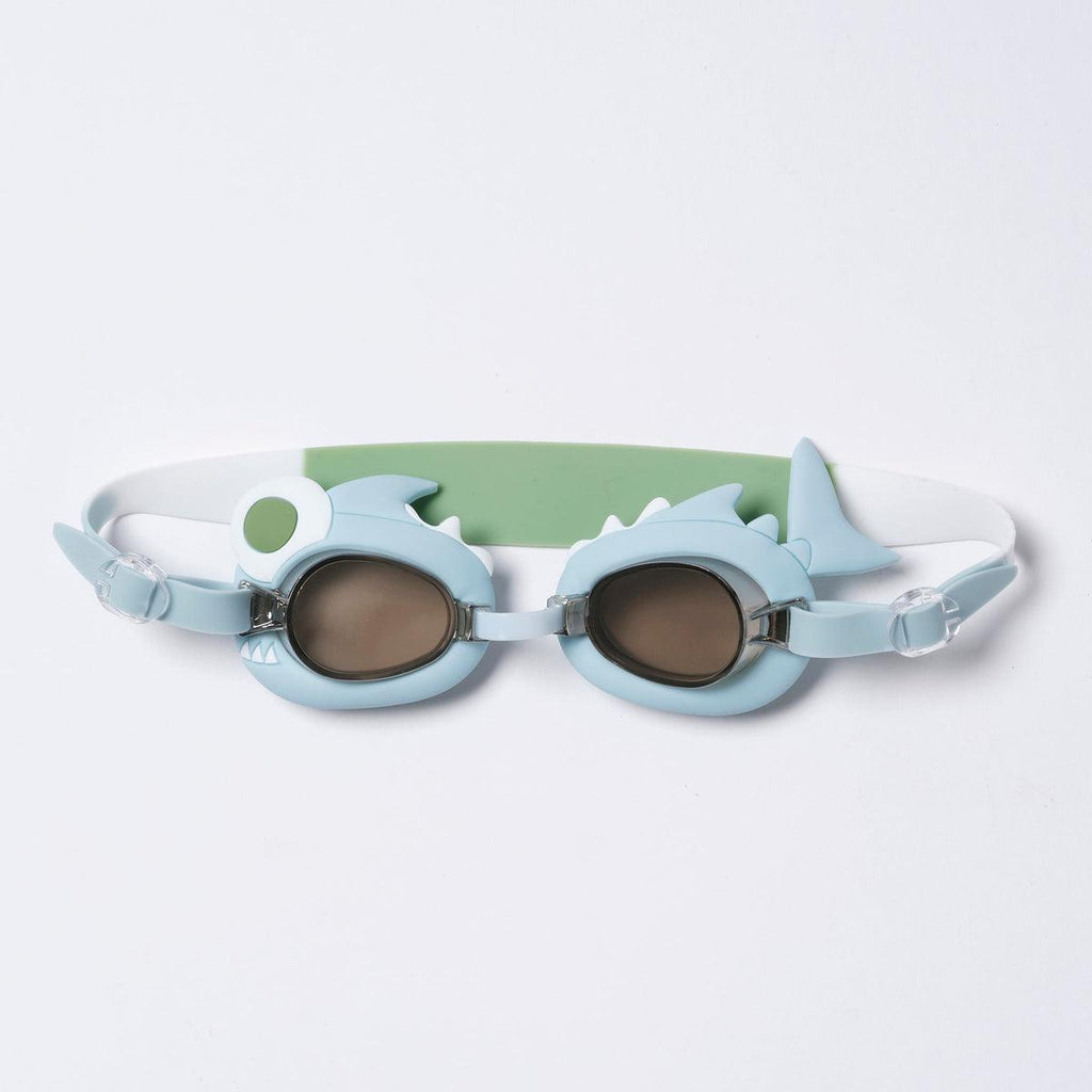 SunnyLife Mini Swim Goggles, Shark Tribe Khaki