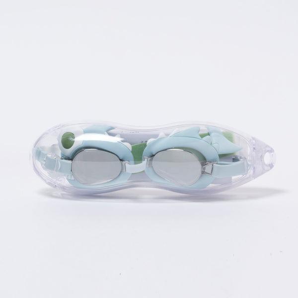 SunnyLife Mini Swim Goggles, Shark Tribe Khaki - shopnurseryrhymes
