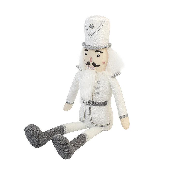 Mon Ami Nutcracker Shelf Sitter, White - shopnurseryrhymes