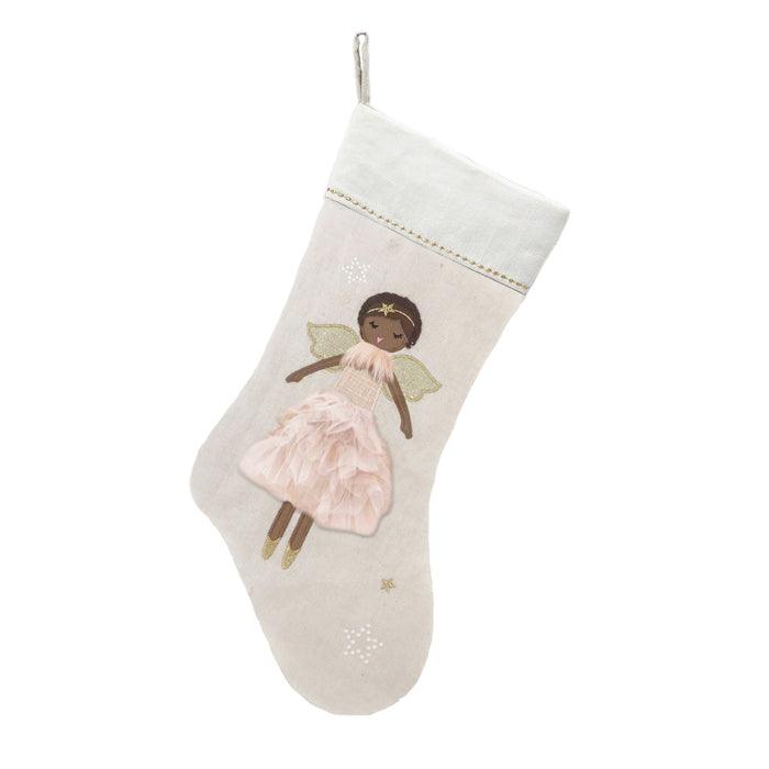 Mon Ami Pink Ada Angel Christmas Stocking - shopnurseryrhymes