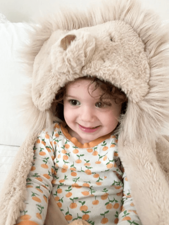 Mon Ami Luca The Lion Hooded Blanket - shopnurseryrhymes