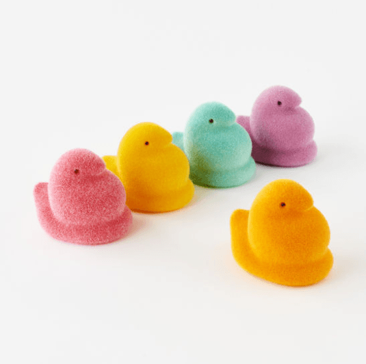 One Hundred 80 Degrees Flocked Peeps, Medium - shopnurseryrhymes