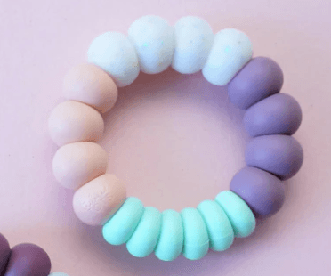 Tailored Tots Colour Block Freezer Teether Ring - shopnurseryrhymes